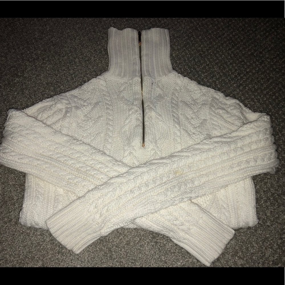 Lauren - Ralph Lauren - Cable Knit 1/2 Zip Sweater